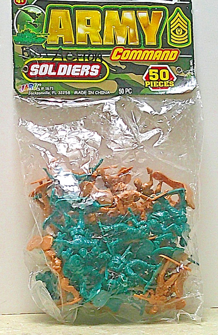 sealed Bag of 50 "ARMY Command SOLDIERS" Jaru #1671