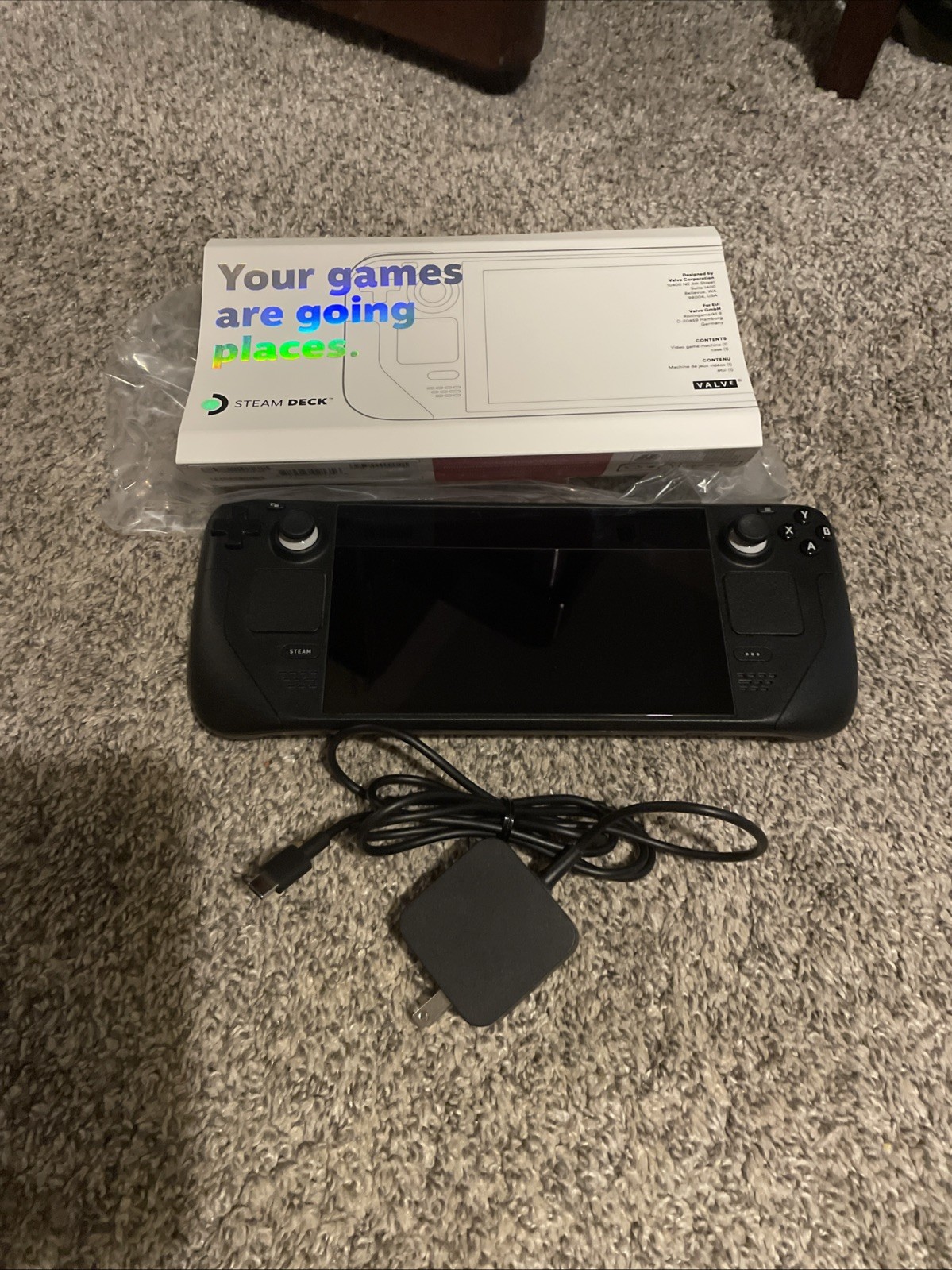 Valve's Steam Deck 512GB Handheld Console - LCD Version - Black