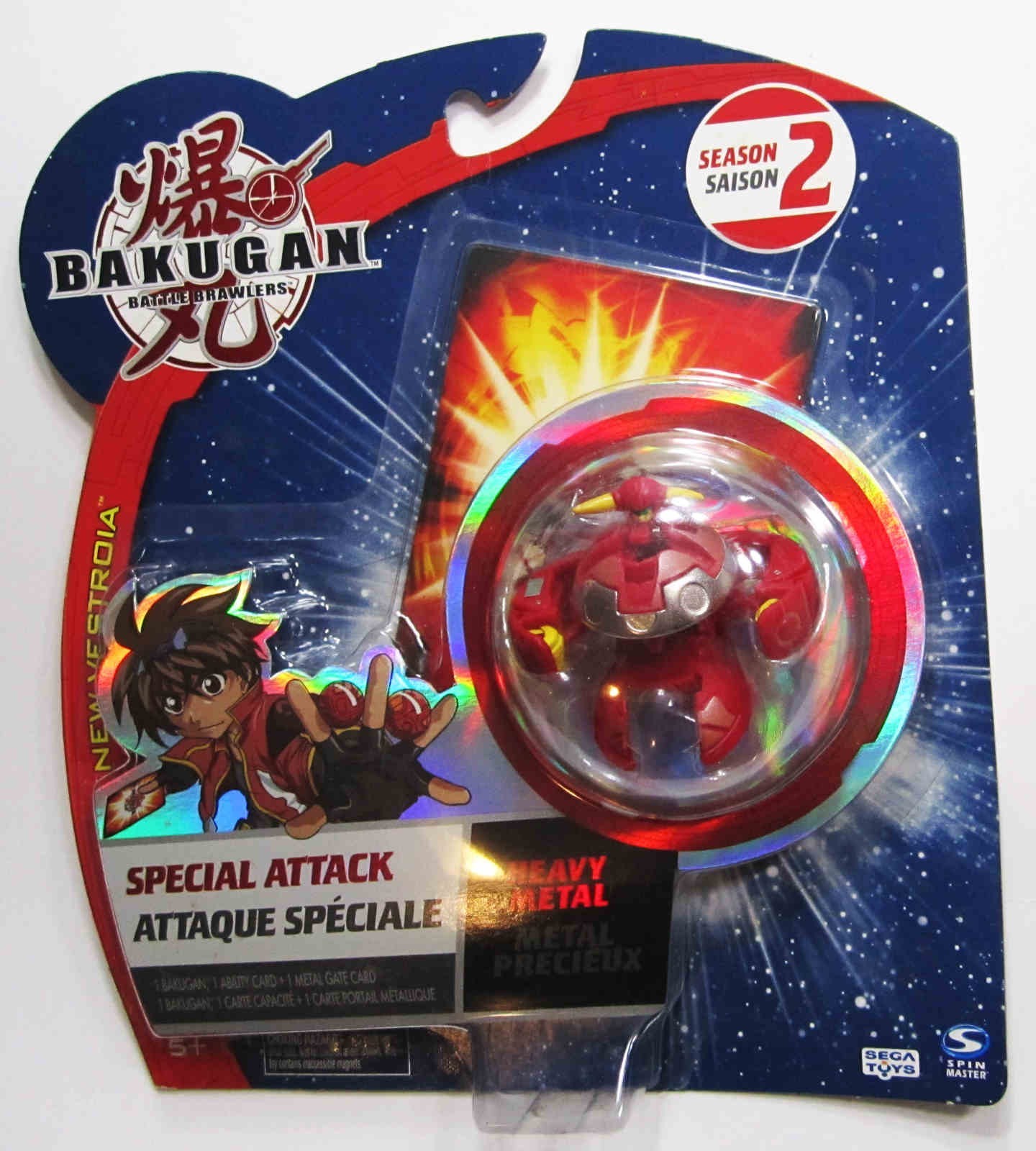 Bakugan VULCAN Battle Brawlers Special Attack Red Pyrus NEW SEALED Booster Cards