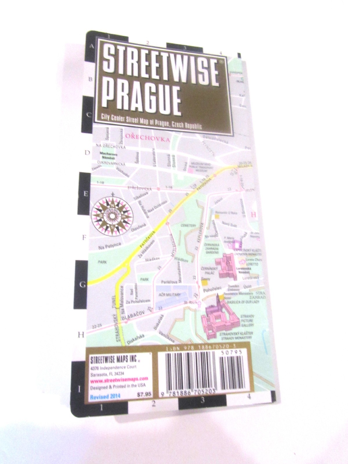 Streetwise Prague Map - Laminated City Center Street Map of Prague, Czech-Republ
