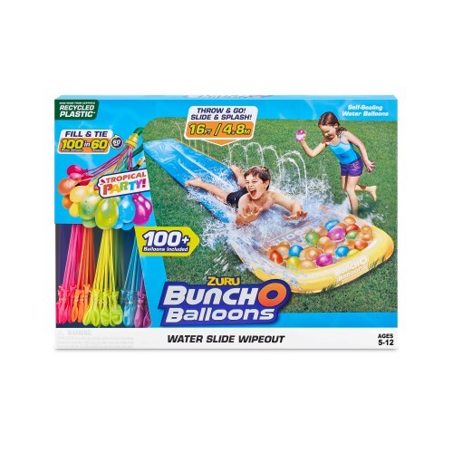 Bunch O Balloons - Tropical Party Water Slide with 100 Water Balloons - Zuru