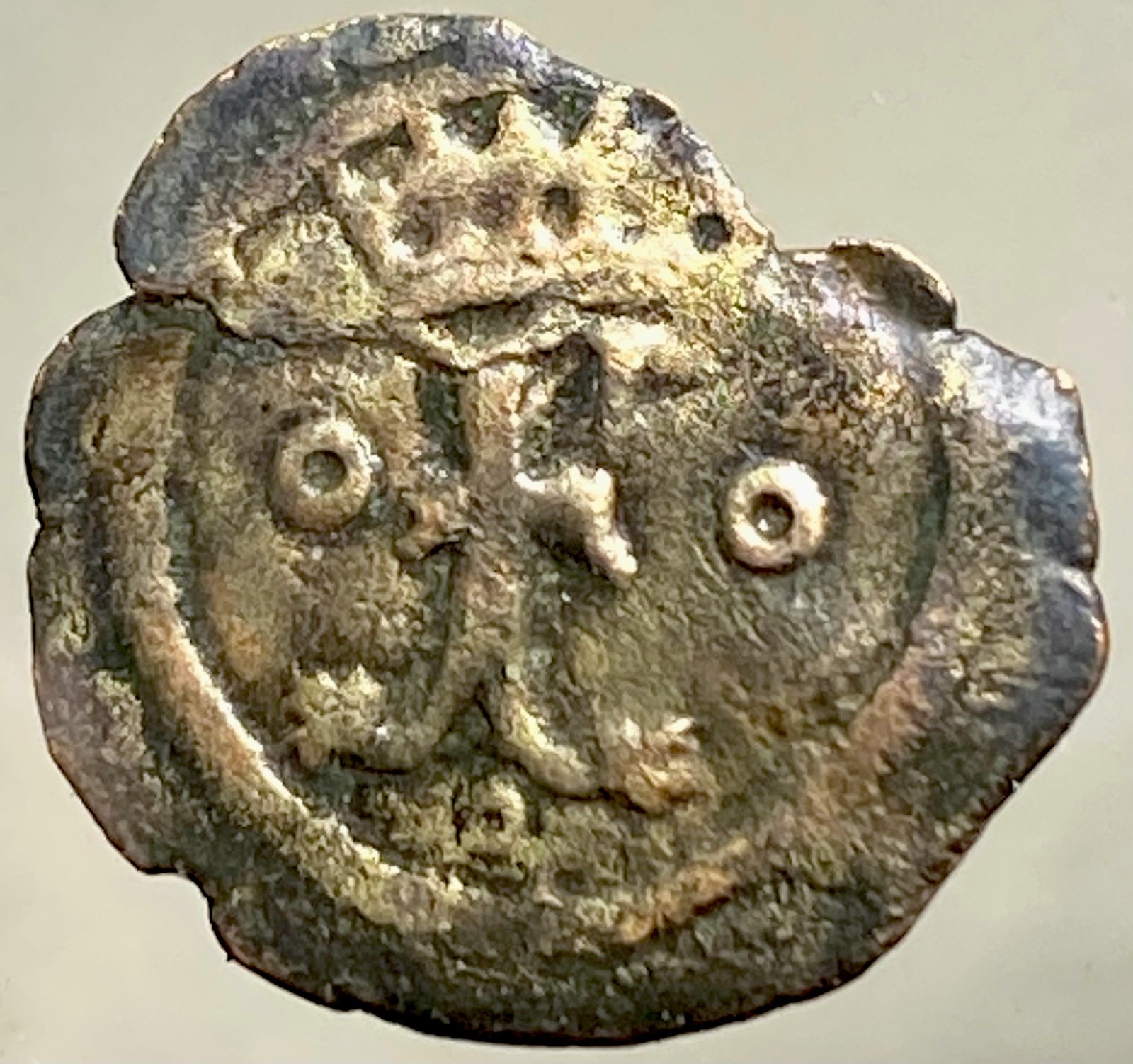 Medieval Coin King Ferdinand & Queen Isabella 1497-1566 Blanca Nice Genuine