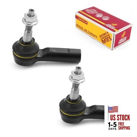  - 2 PC Front Outer Tie Rod End Kit Fits 2019-2022 Ram 1500 Classic, 2013-2018 