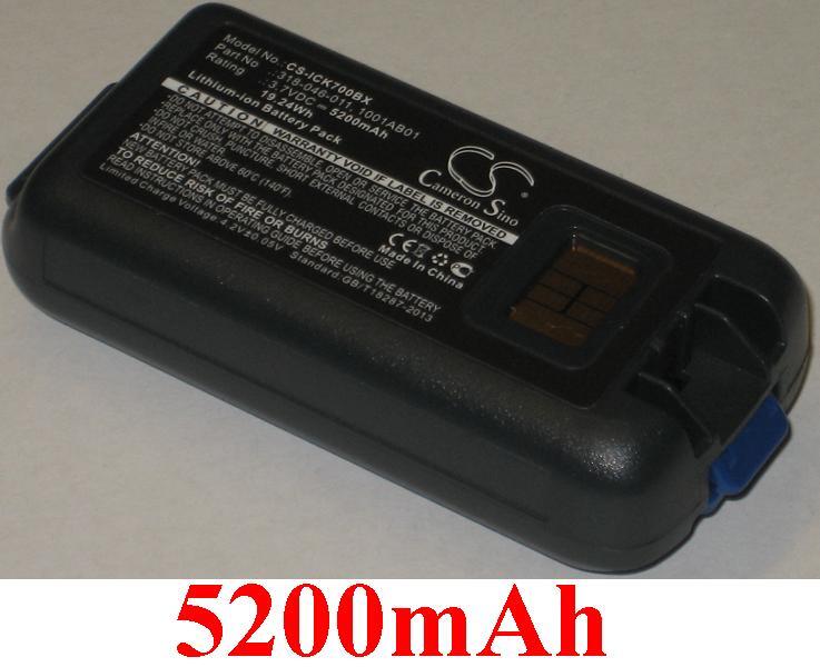 Battery 5200mAh Type 1001AB01 1001AB02 318-046-001 for Intermec CK71