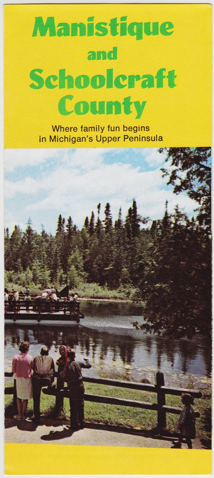 1970's Manistique And Schoolcraft County Promotional Brochure