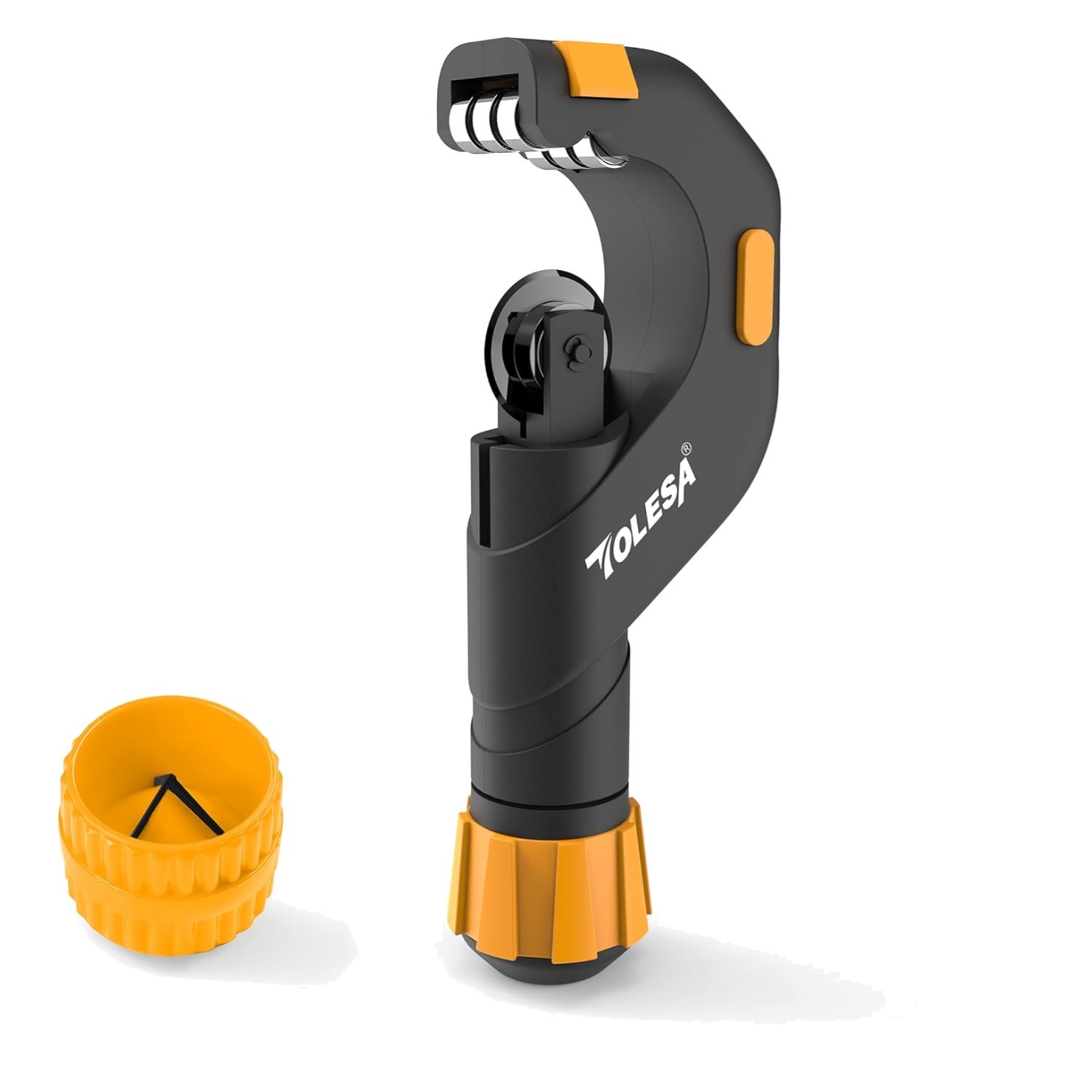 Lightweight Heavy Duty Pipe Cutter Tool 3/16-2 Inch with Burr Removing Reamer