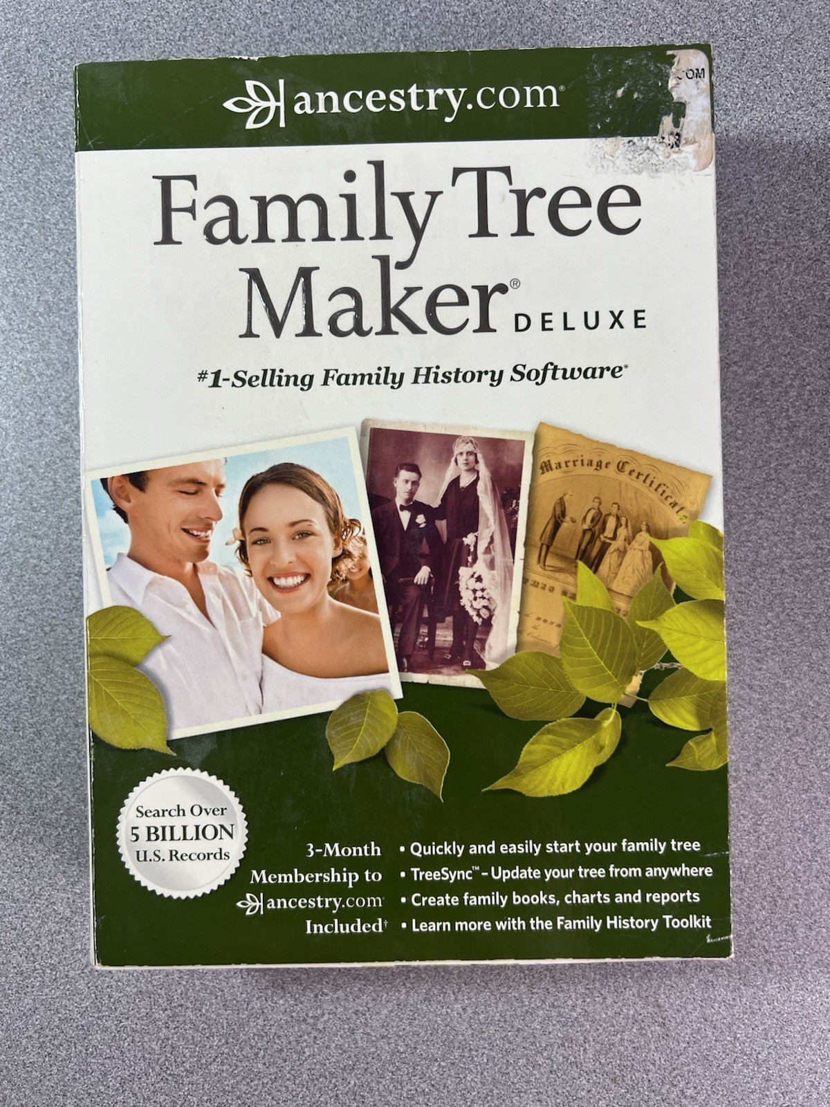 Ancestry Family Tree Maker Deluxe 2012 Family History Software (CD, 2-Disc Set)