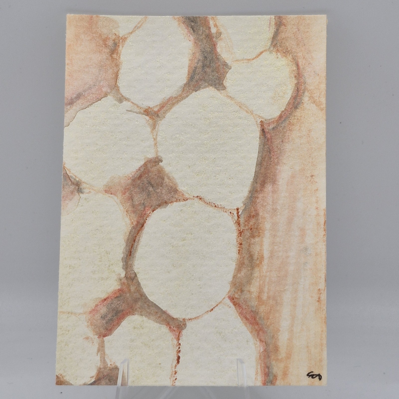 ACEO Original, Watercolor Mini Painting, 3.5in by 2.5in Art