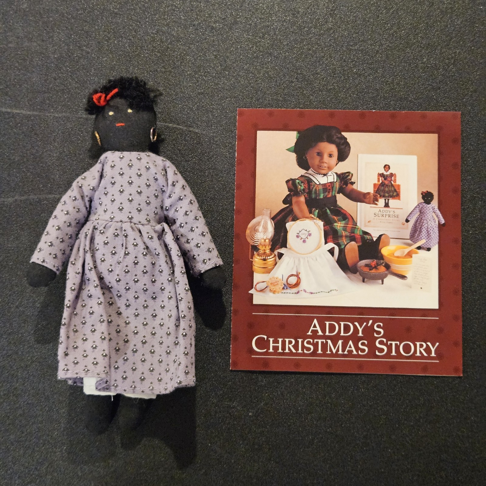 Pleasant Co / American Girl Ida Bean Rag Doll  / Addy Christmas Gift 1996  6"