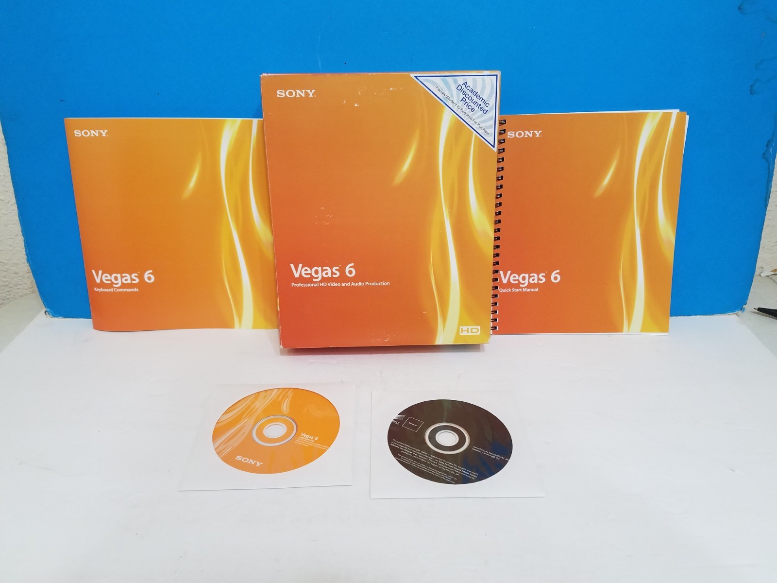 Vintage Rare Sony Vegas 6