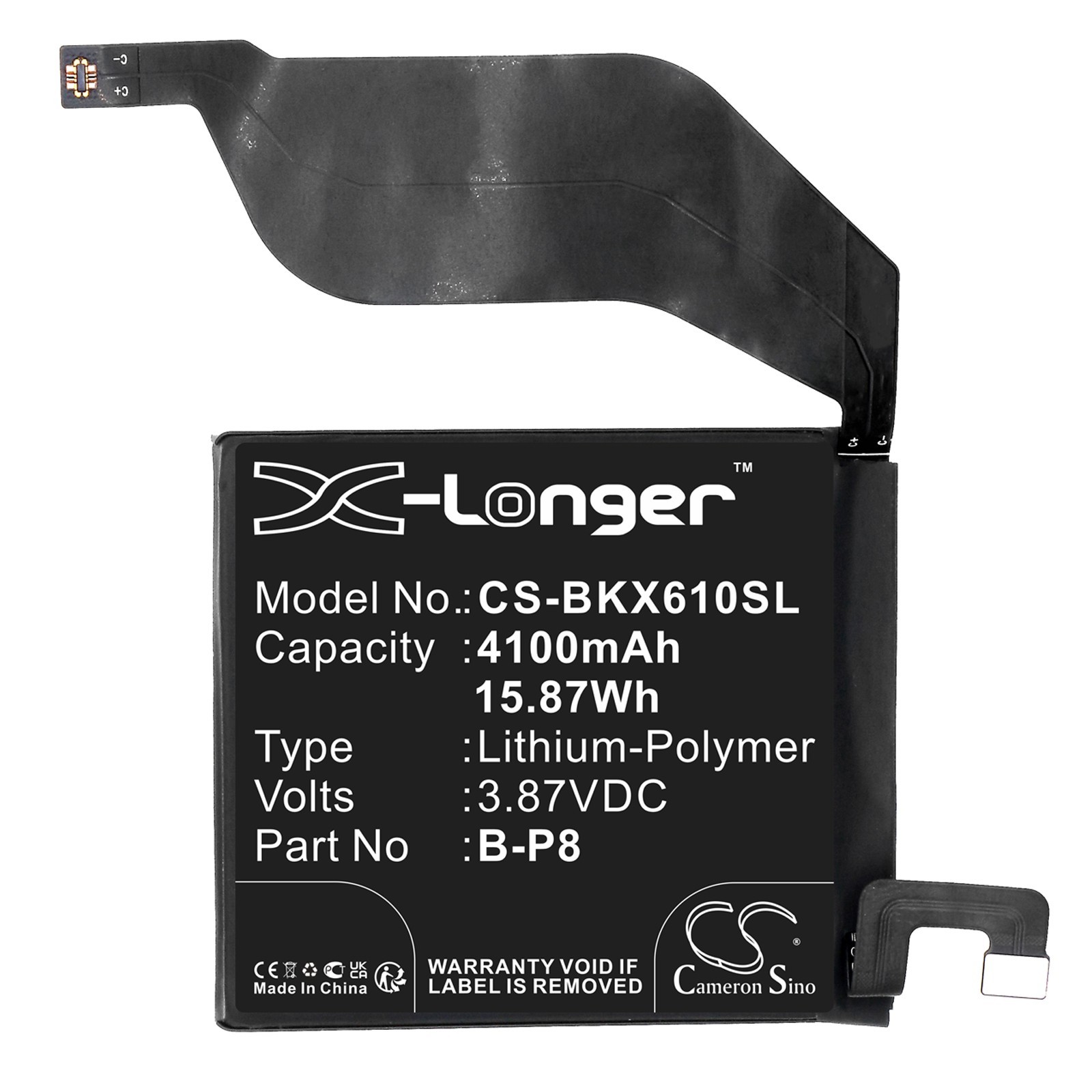 BATTERIE 4100mAh Type B-P8 For VIVO V2056A X60 Pro Plus, X60T Pro+ 5G