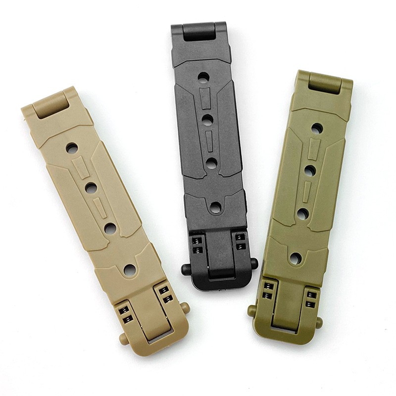 For Kydex Sheath Carrying Clip MOLLE Buckle K Sheath Waist Clip Back Clip