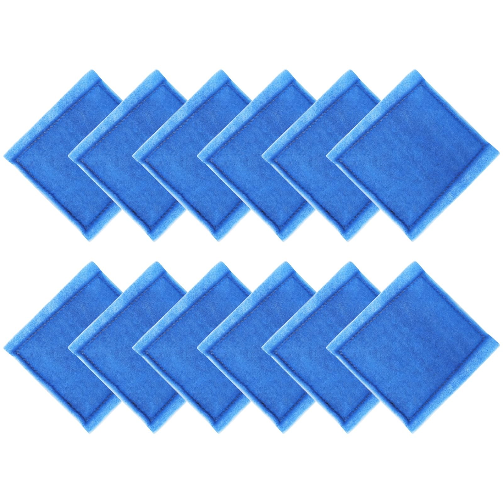 Hedday 12 Pack Aquarium Filter Cartridges for 12 x 12 inch, Blue-12PCS 