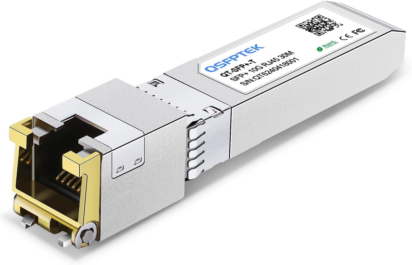 10GBASE-T SFP+ to RJ45 Transceiver, 10G Ethernet Copper Module, Optical SFP RJ 4