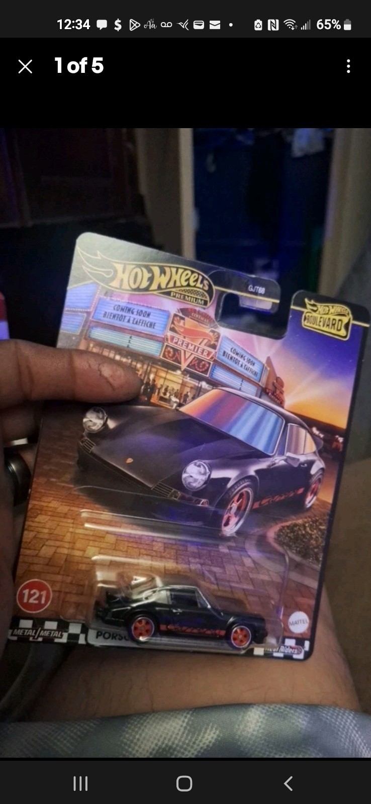 2025 HOT WHEELS PREMIUM PORSCHE 911 CARRERA BOULEVARD #121