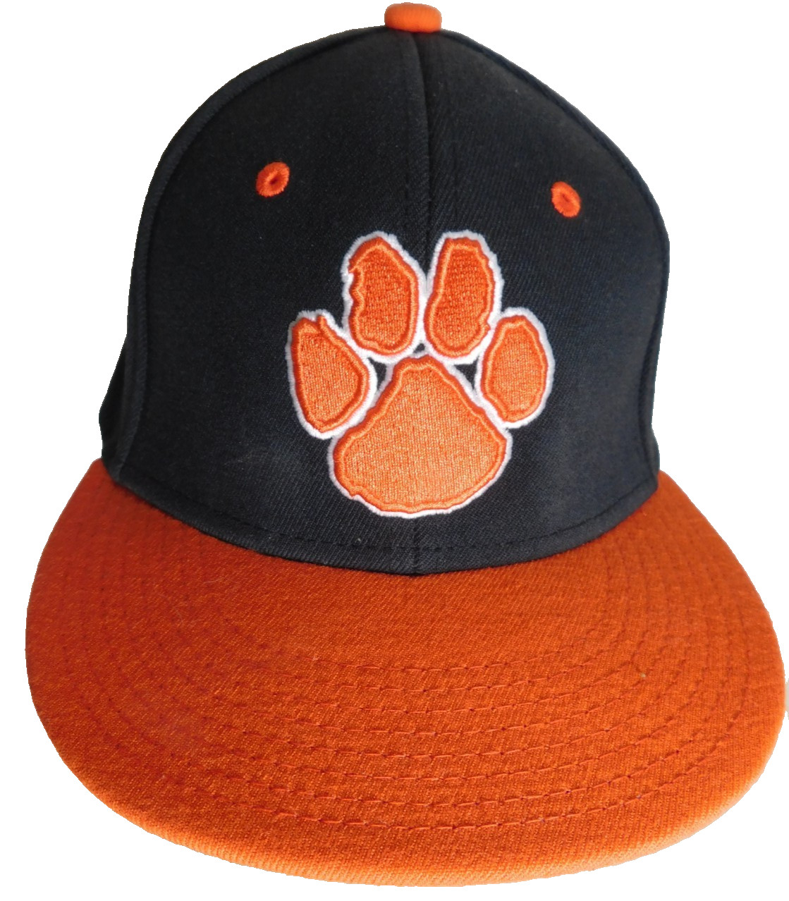 Clemson Hat Fitted Med aprox 7 1/4" The Game A-Flex Tigers NCAA Cap