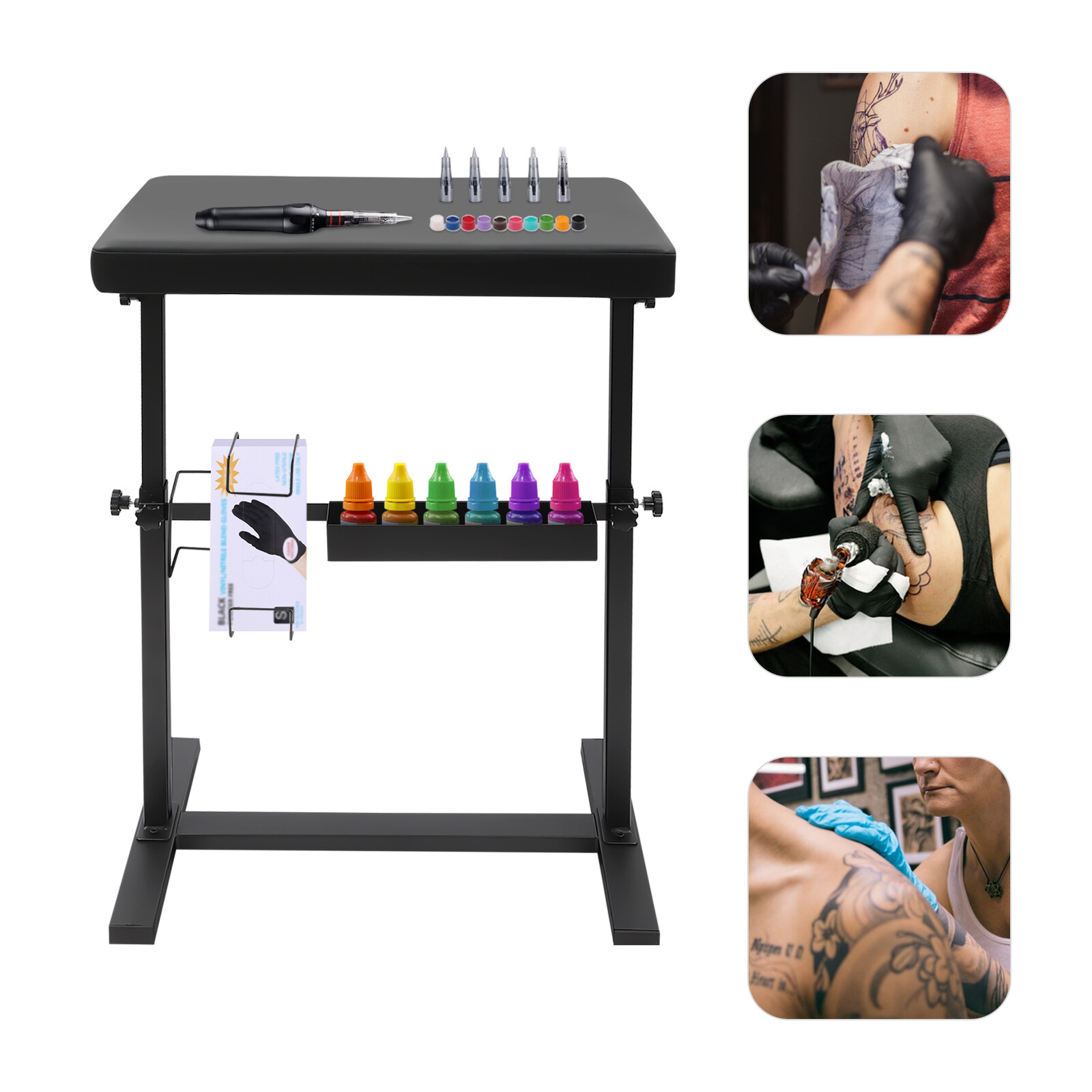 Tattoo Armrest Stand Foldable Multifunctional Tattoo Studio Chair Ergonomic Desi