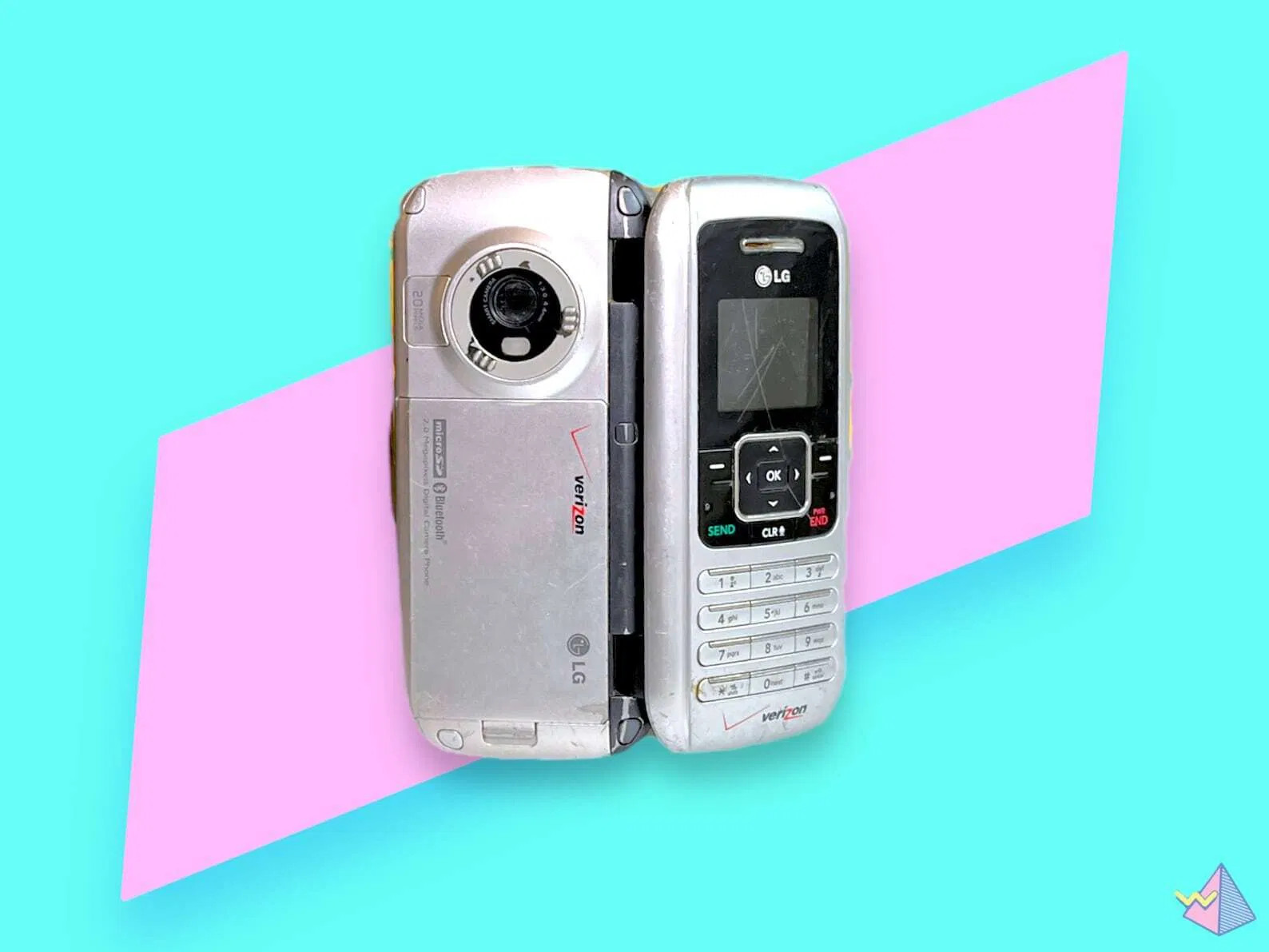 Vintage Y2K LG Keyboard cell Phone. Rare. Works!