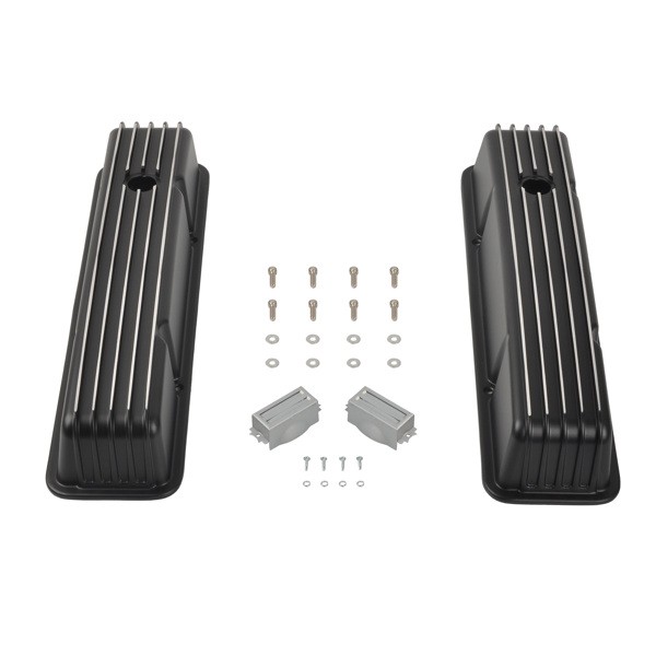 Valve Cover Fit Ford Small Block Chevy 58-86 Tall black MT039011