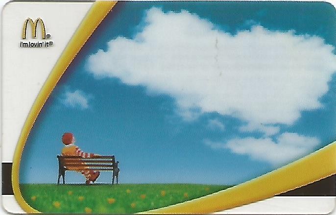 2006+2007  McDonald's gift cards U.S.A. " Clouds " Set of 2