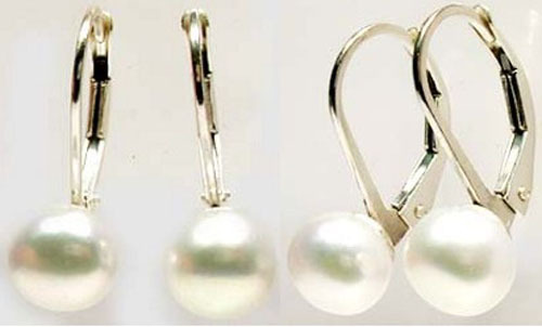 Antique Pearls+Silver Earrings Ancient Persia Princess 520BC Paradise Garden Gem