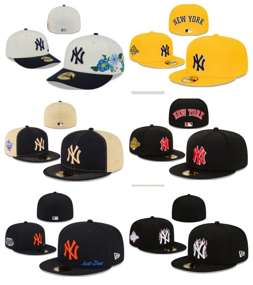 Men's New York NYY MLB Yankees Basic 59FIFTY Fitted Cap -5950 Baseball Hat