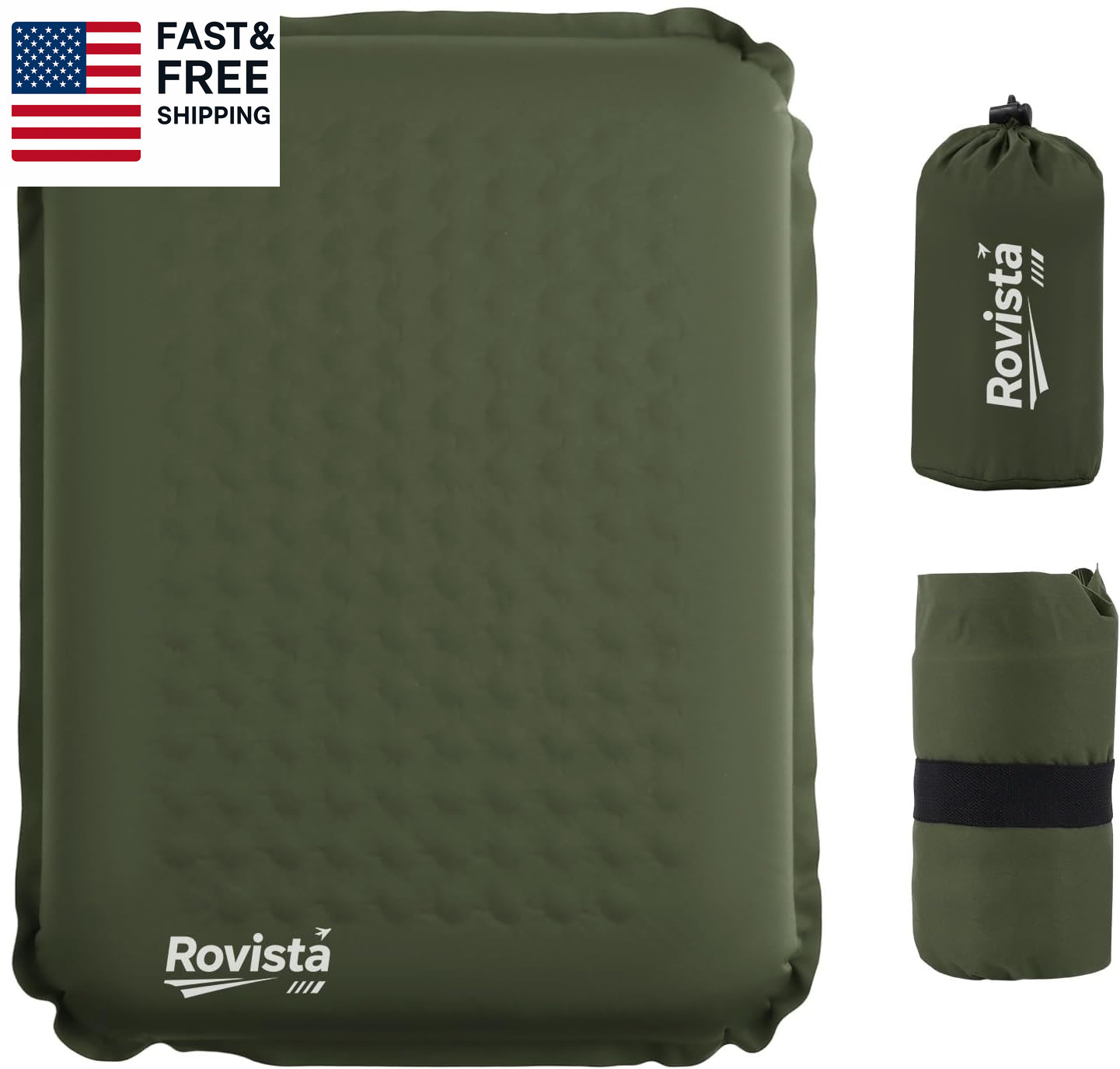 Self-Inflating Airplane Seat Cushion for Long Flights – Portable Travel Cushion