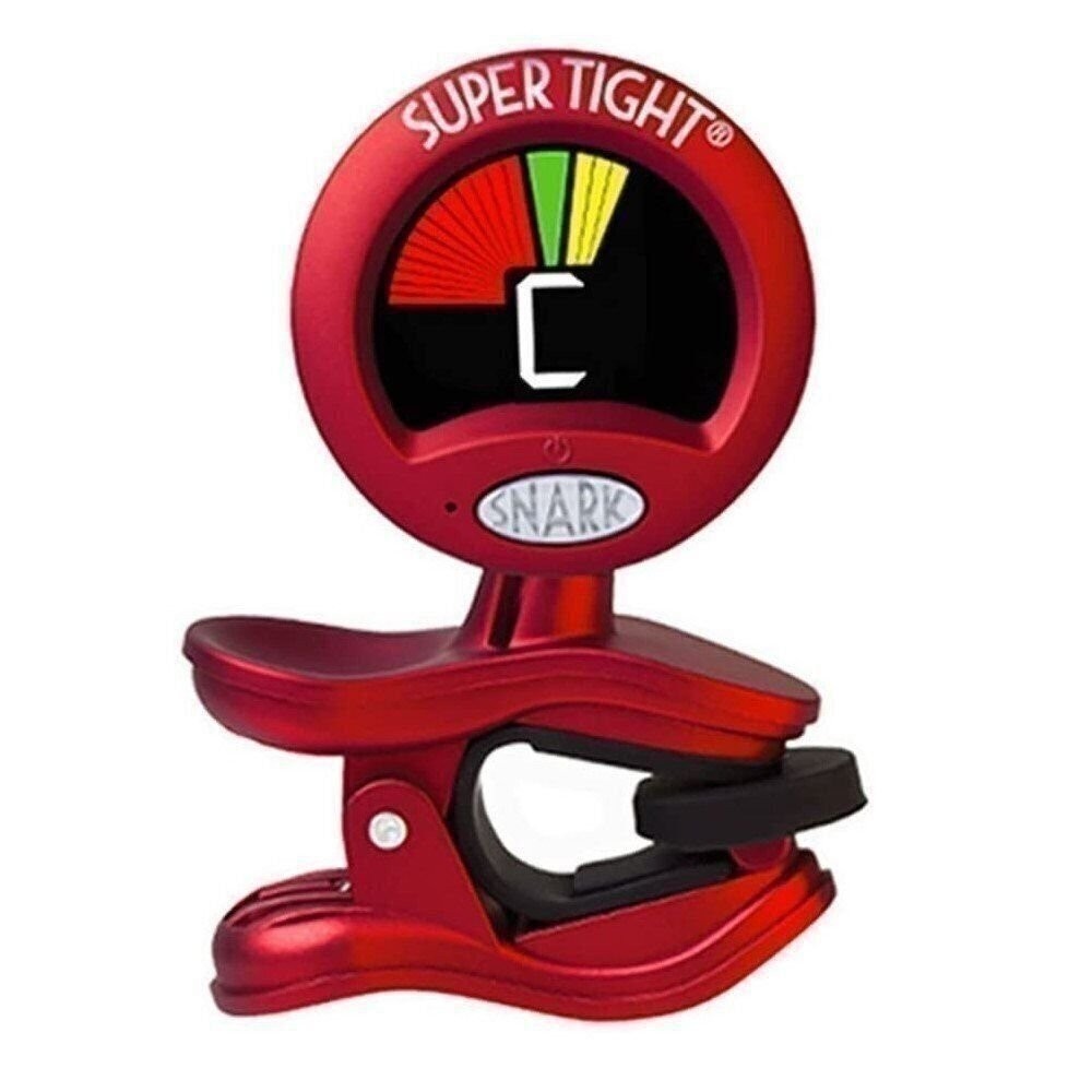 Rechargeable Snark Tuner Clip-On Red ST-2 Guitar Chromatic Instrument