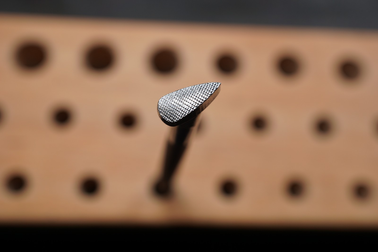 Vintage Rare Leather Carving Tool Stamp Craftool Co. USA A117 Fine Background