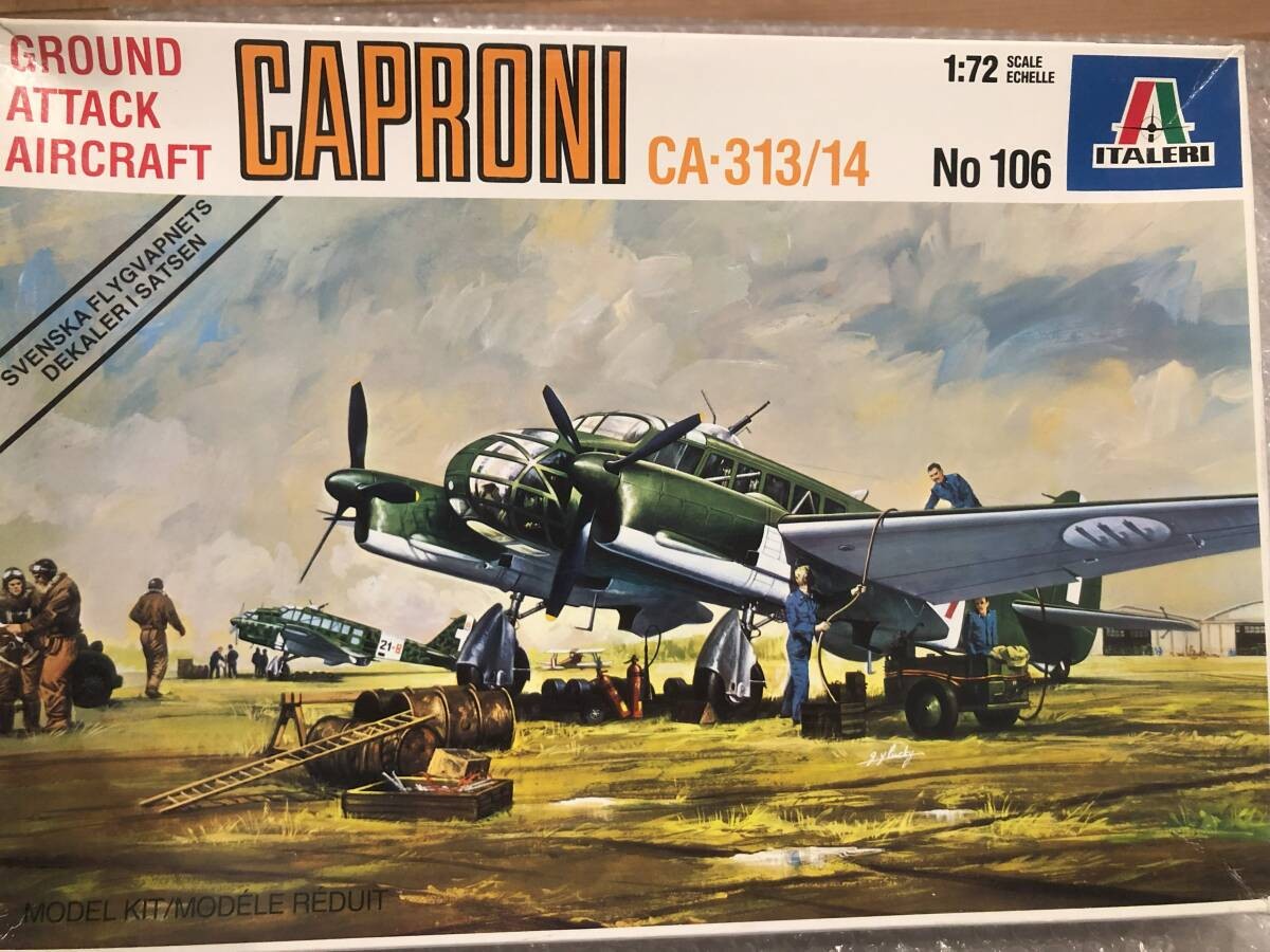 1/72 Italian Air Force Ground Attack Aircraft Caproni CA-313/14 Italeri