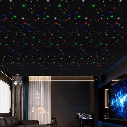 4*3m LED Stage Star Backdrop Wedding Party Xmas Curtain Backdrop DMX512 Controll