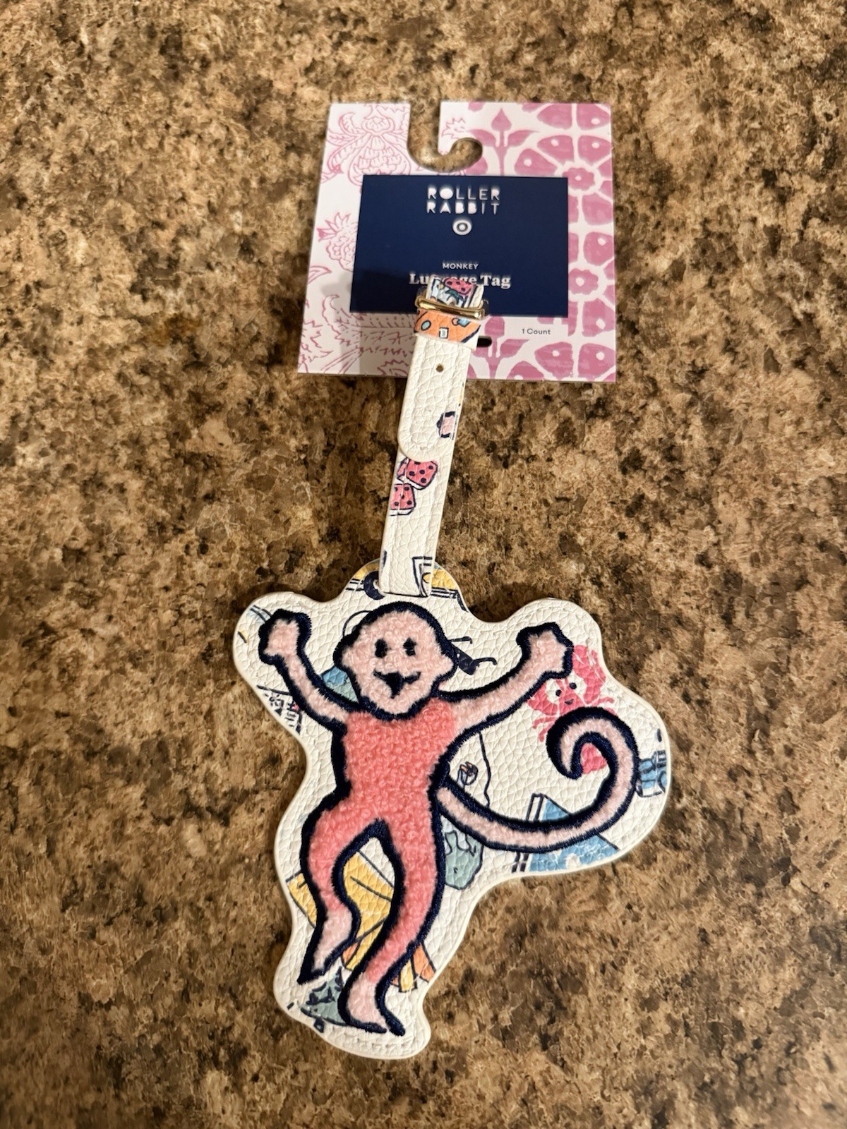 Roller Rabbit x Target Monkey Luggage Tag 