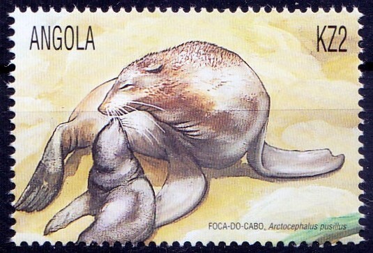 Angola 2000 MNH, Brown fur seal,  Australian fur seal (A43)