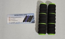 Paddychr Kayak Paddle Grips Green & Black NEW