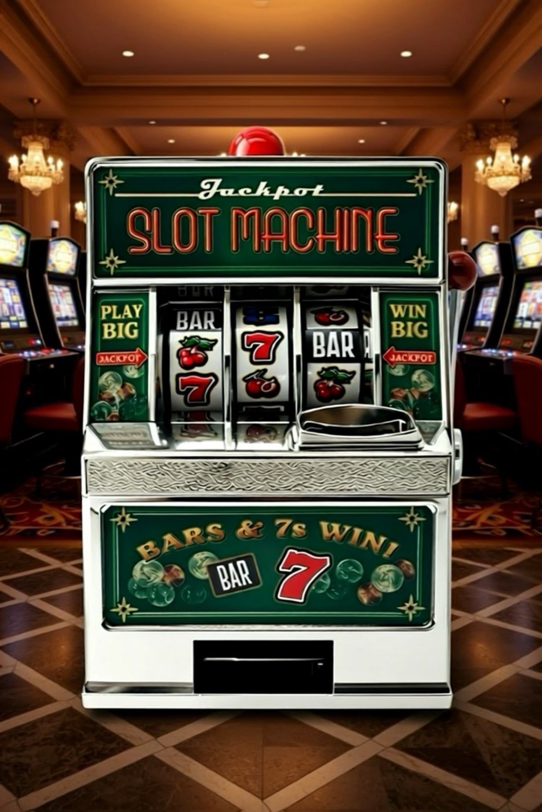 The Original Fun Workshop Mini Slot Machine Bank SM-50515 - NIB Tested