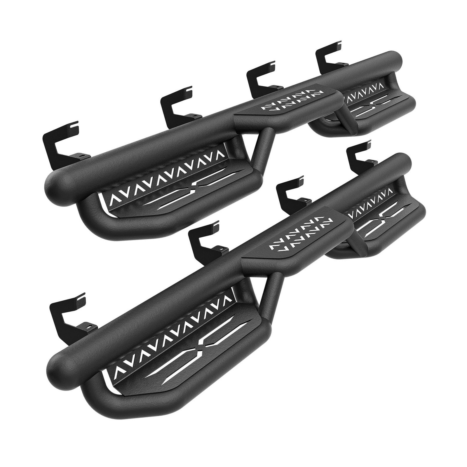 Crew Cab Running Boards Side Steps Compatible with 2019-2026 Chevy Silverado ...