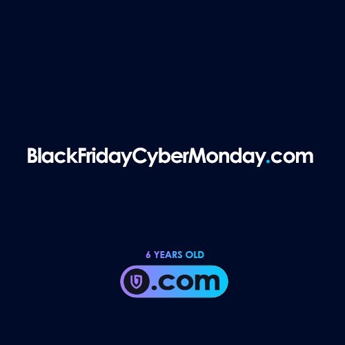 BlackFridayCyberMonday (.)com - aged domain name