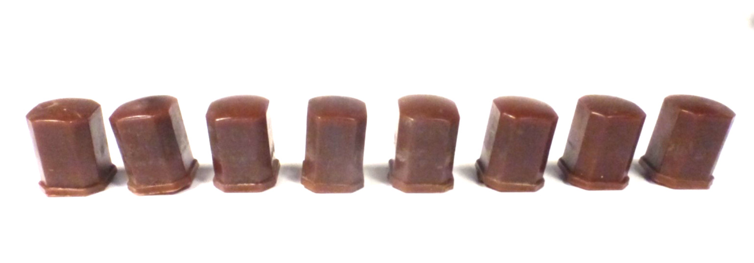 vintage PHILCO 41-295 CONSOLE:   SET OF 8 BAKELITE push-on PRE-SET BUTTONS