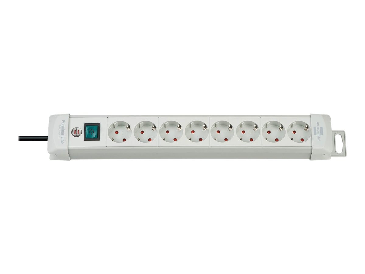 Brennenstuhl 1955580100 3m Grey 8 socket(s) AC Grey Premium-Line extension