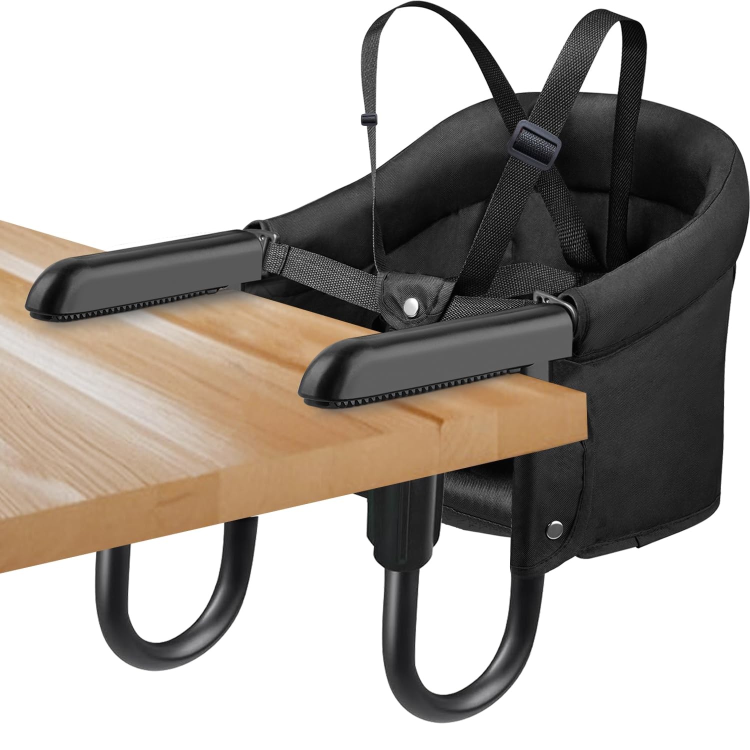 Hook On Chair Portable Baby Feeding Seat Attached Table Clip Fast Travel