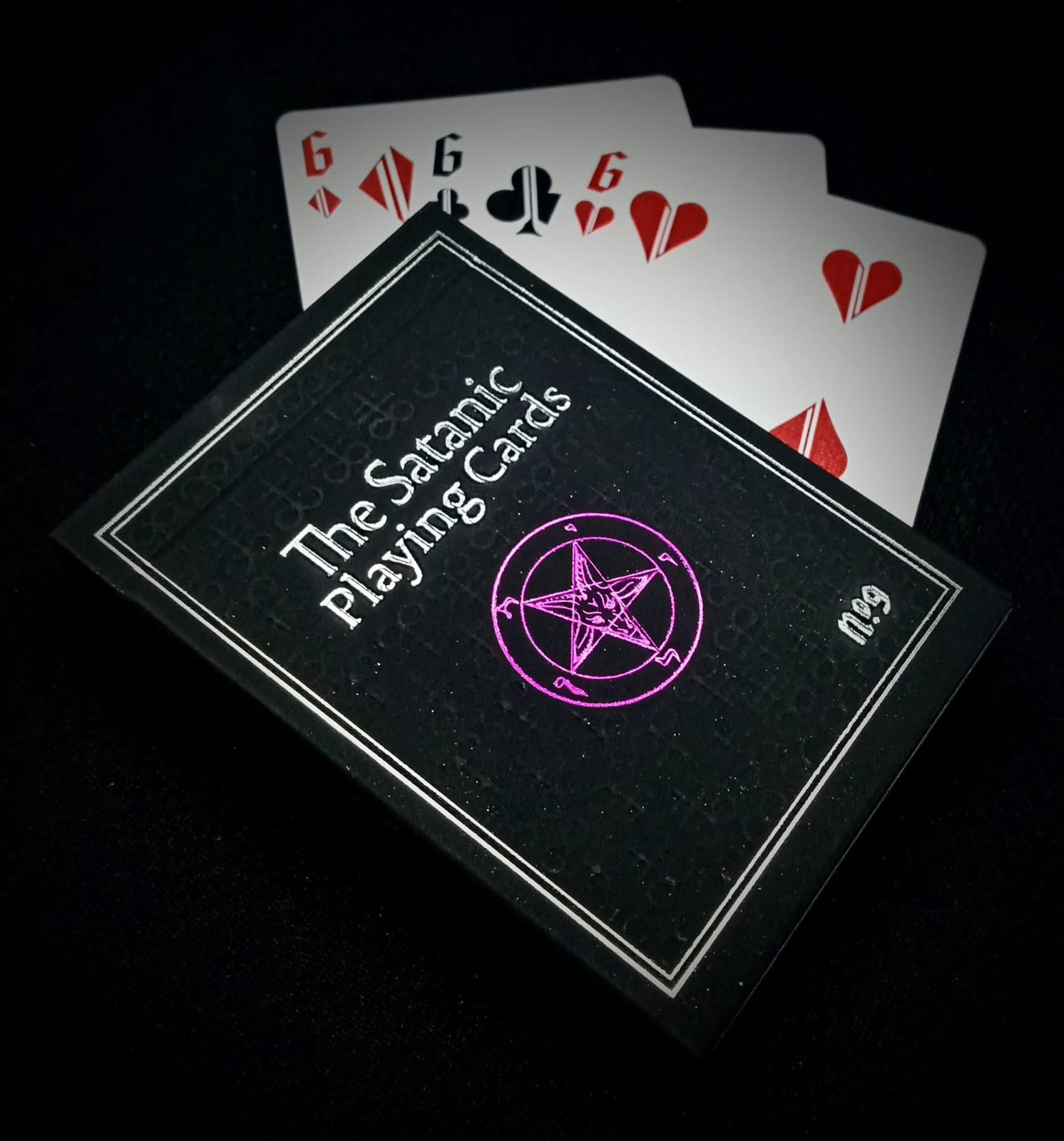 The Satanic Playing Cards By Reverend Adam Cardone (Signed)