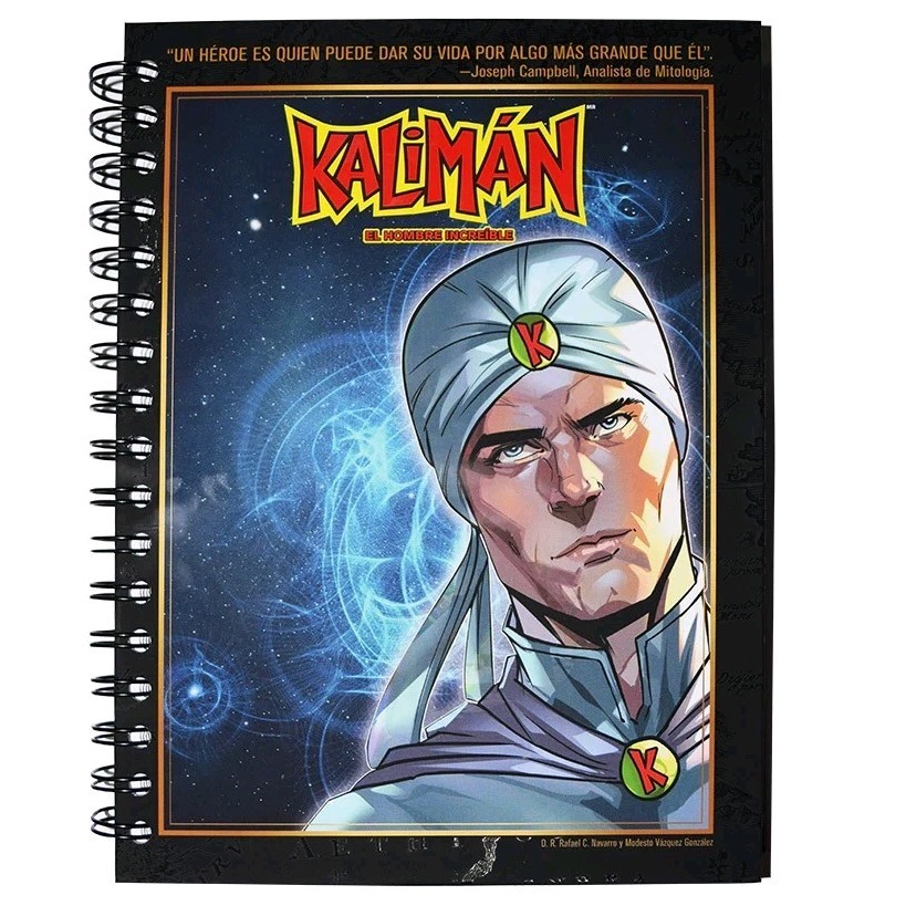 KALIMÁN: EL HOMBRE INCREÍBLE LIBRETA BLANCA  (200 Hojas)
