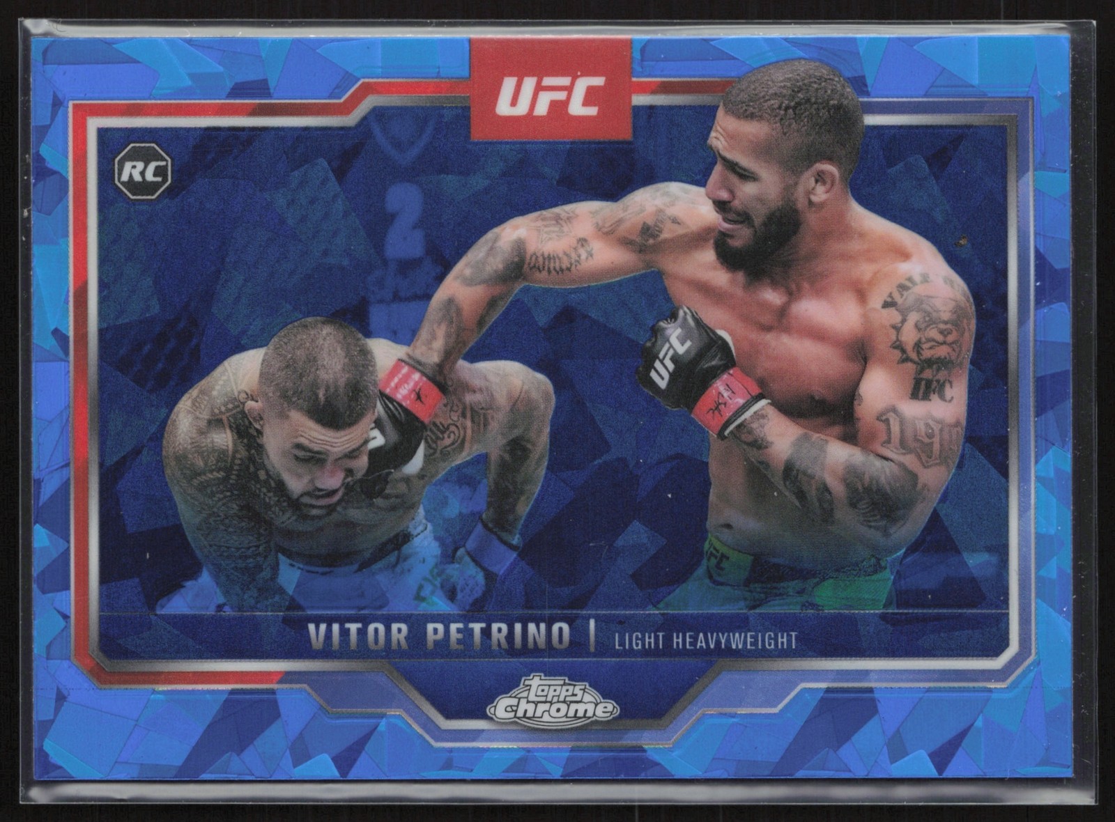 2025 Topps UFC Chrome Sapphire Vitor Petrino #41 RC