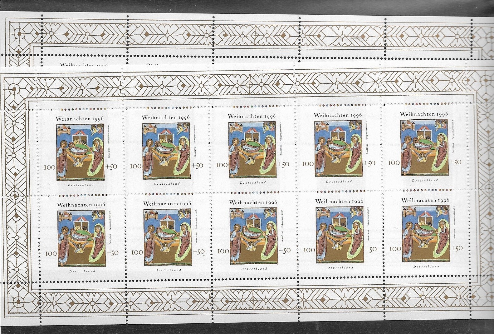 Set BRD MiNr 1891 + 1892 Mint ** As Miniature Sheet Set