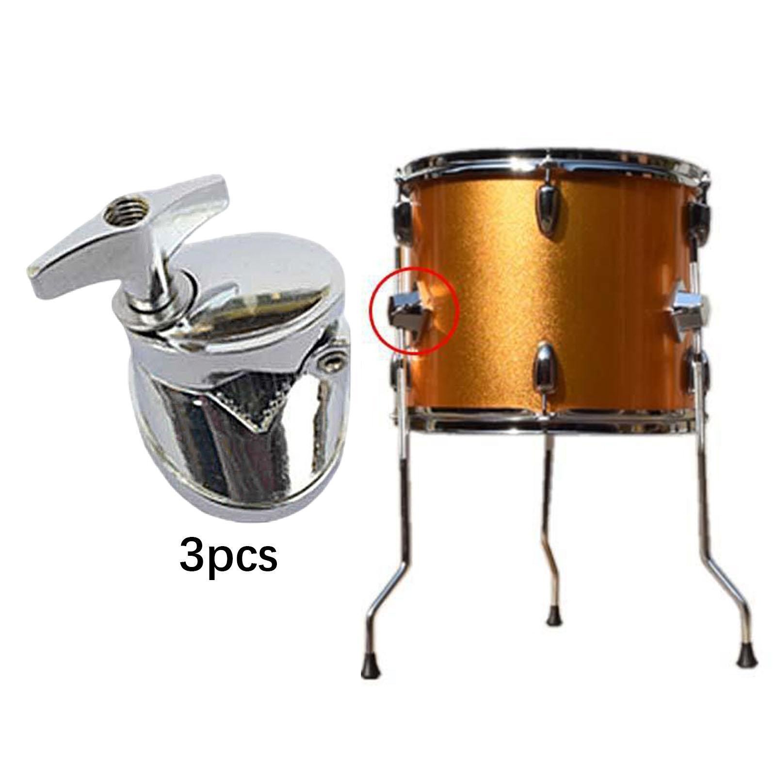 3Pcs Tom Stand Metal Floor Tom Leg Holder Drum Rack Support Percussion