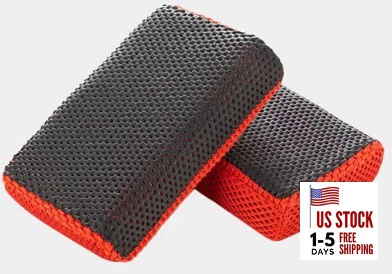 Clay Sponge for Car Detailing – Easy-to-Use Clay Block for Paint Surface Prep 