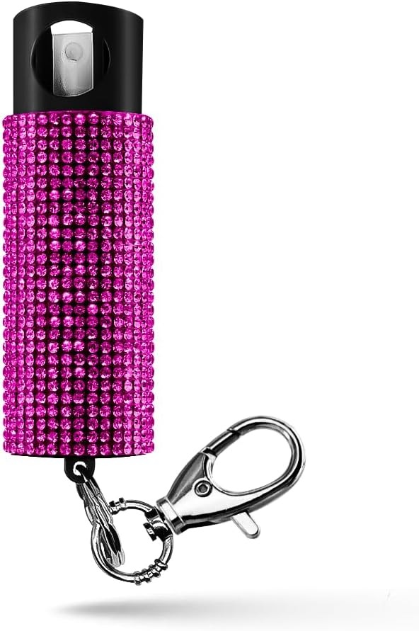 Guard Dog Security Bling it On Pepper Spray Keychain with Safety Twist Top Mini 