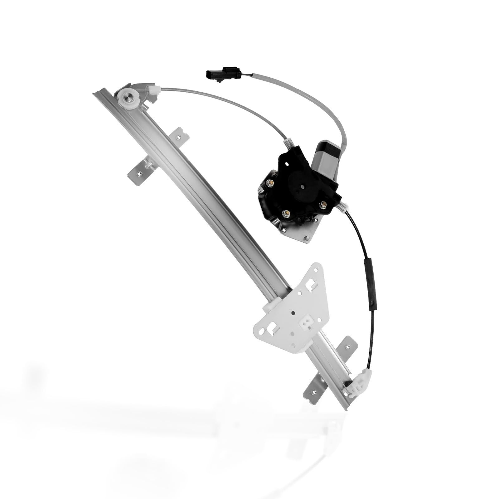 SCITOO Rear Right Power Window Regulator Replacement for Medium, Black/Silver 