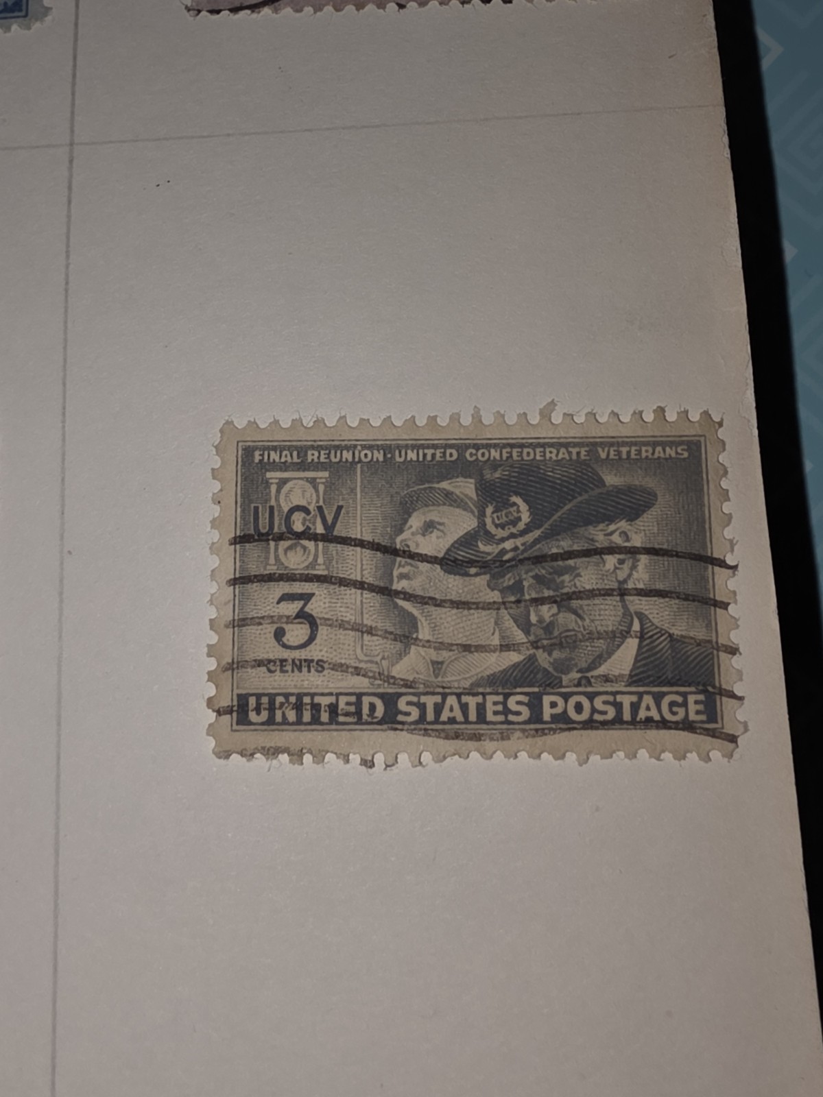 Vintage US Final Reunion UCV 3c Stamp Used - #F1225