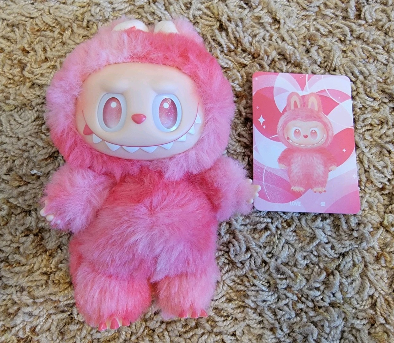 Auth Pop Mart Popmart Labubu Big Into Energy Red/Pink Love Blind Box Plush!